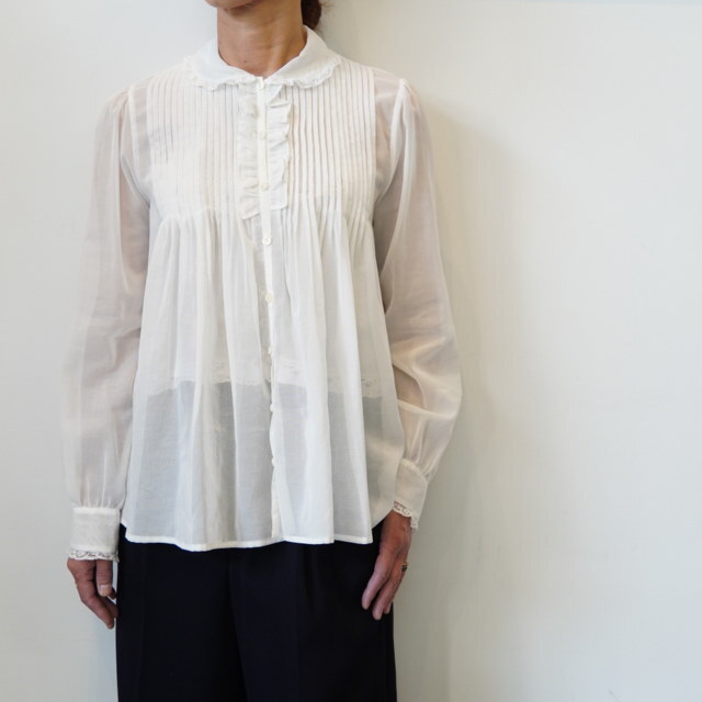 Bilitis dix-sept ans(reBXEfBZb^) VOILE TUCKED BLOUSE #2911-915(1)