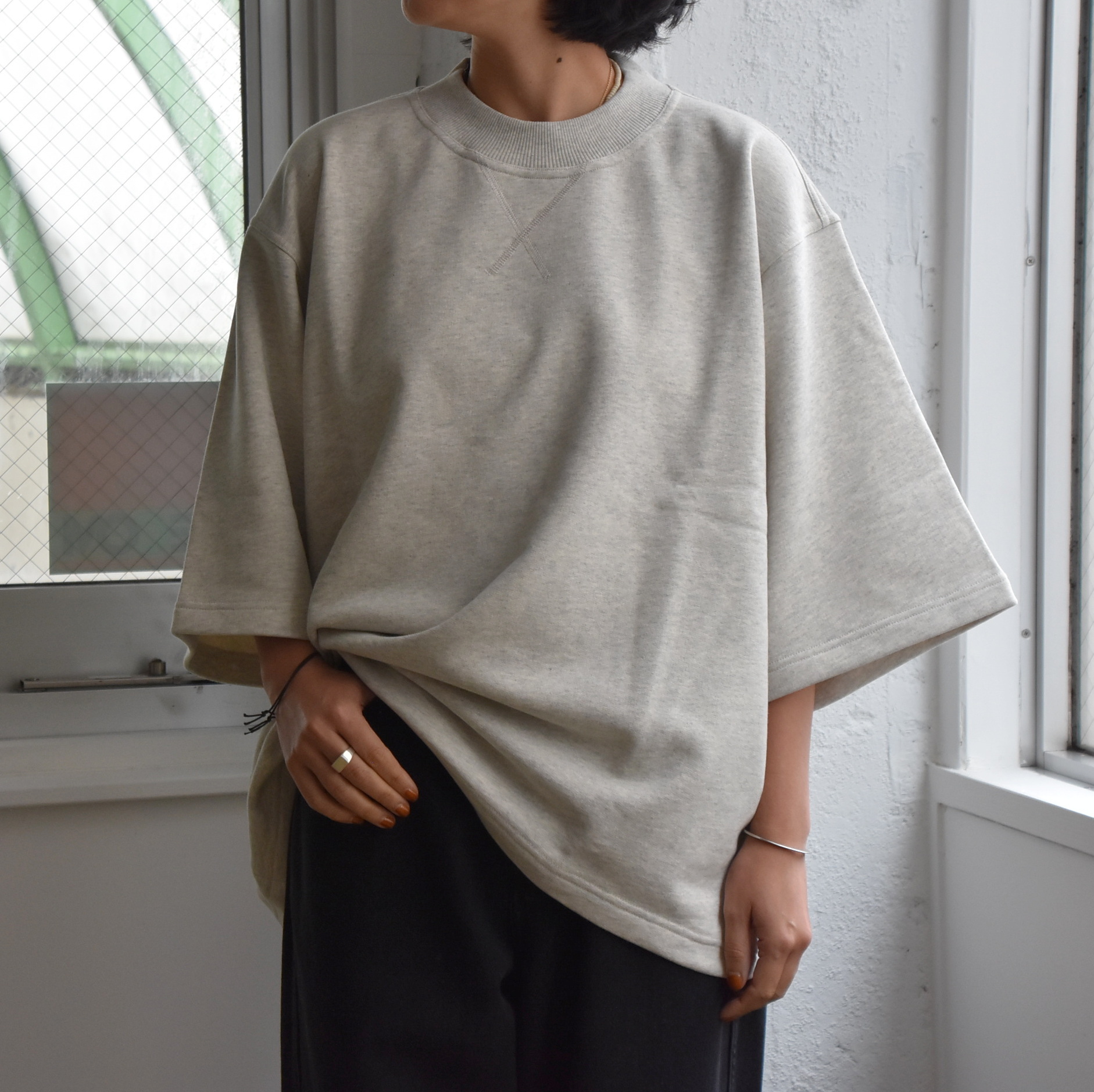 SOFIE D'HOORE(\tB[h[) / Short sleeve cropped sweatshirty2FWJz#THEBE-AA(1)