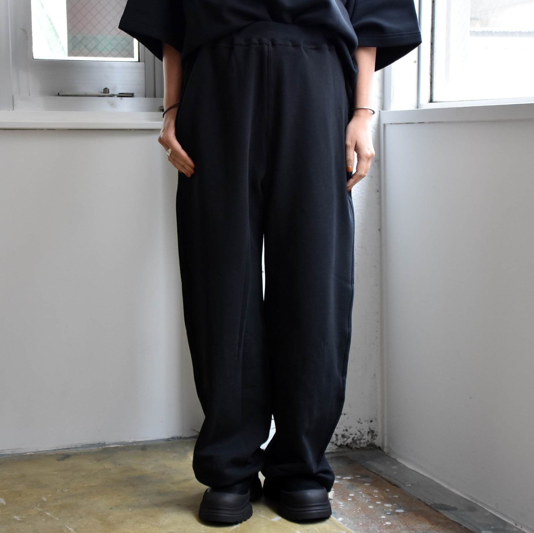 SOFIE D'HOORE(\tB[h[) / Long trousers w waist elastic and drawstring #TOWER-AA(1)