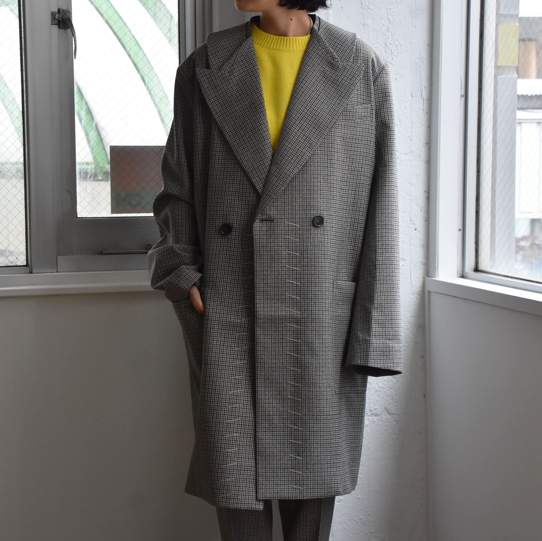 SOFIE D'HOORE(\tB[h[) / Long coat with removable collar #CERES-AA(1)