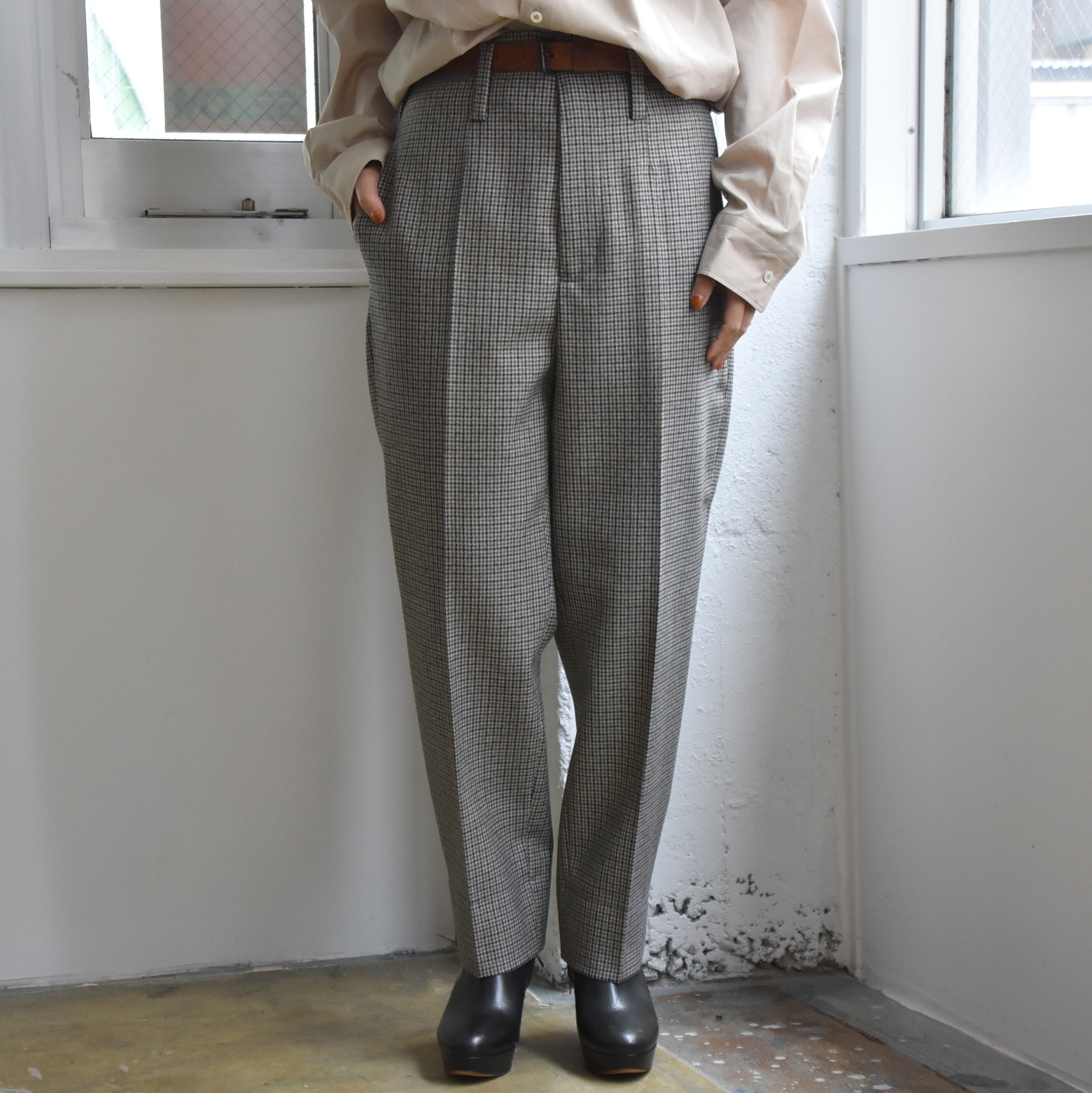 SOFIE D'HOORE(\tB[h[) / Classic high waist lined pants #PERTH-AA(1)