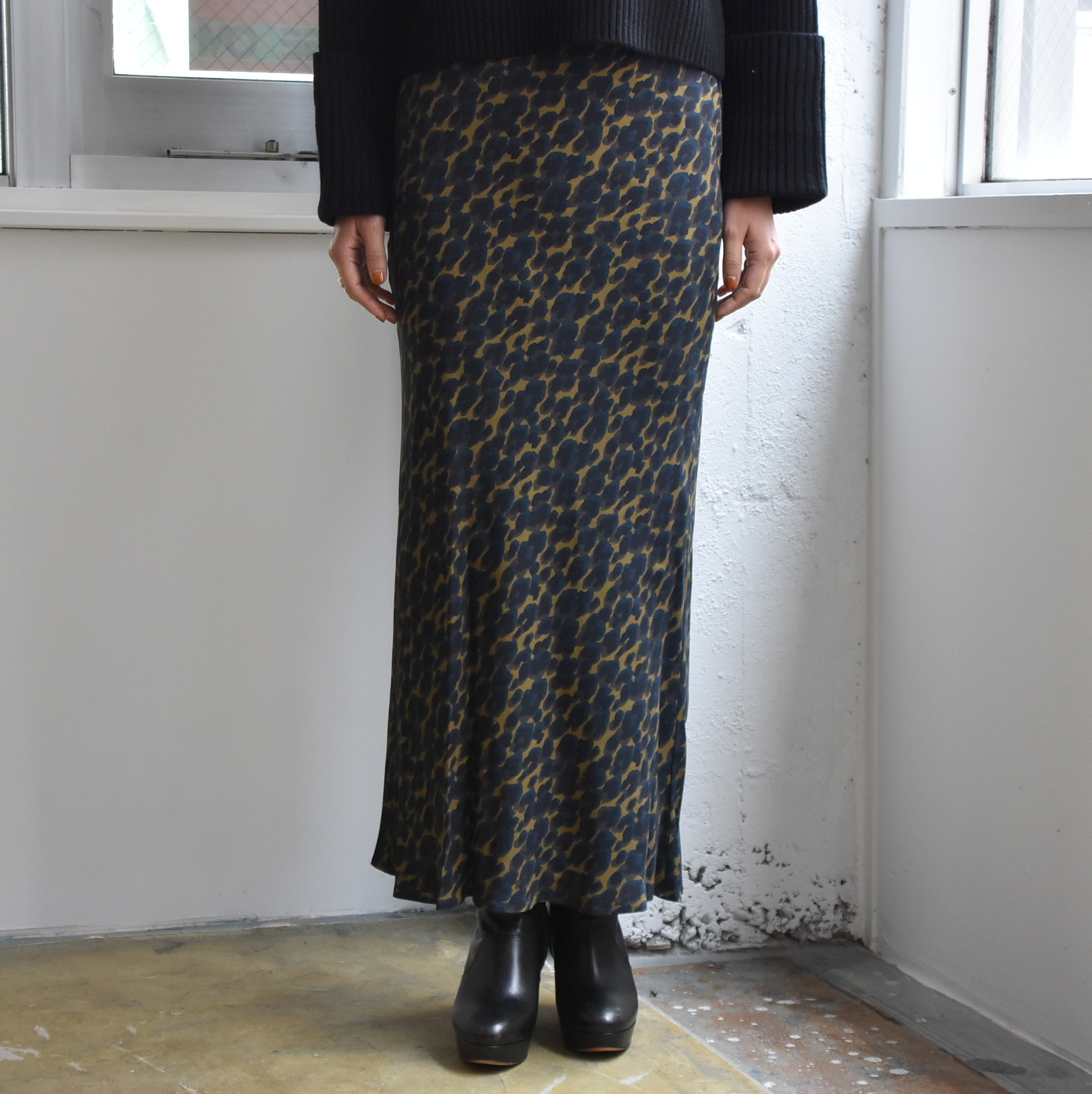 SACRA (TN) / LEOPARD SKIRT #124613122-AA(1)