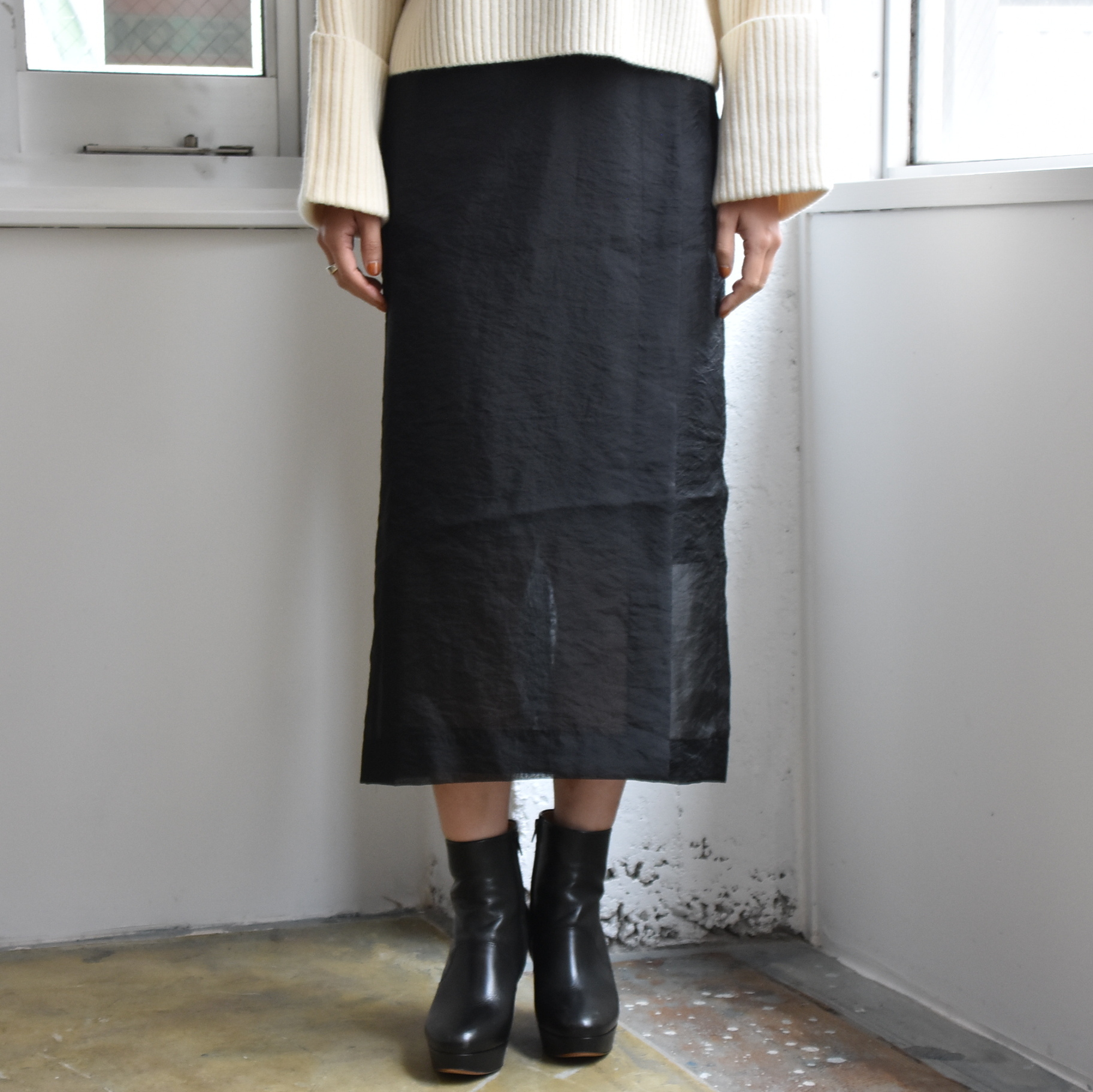 SACRA (TN) / ORGANDY WRAP SKIRT #124627121-AA(1)