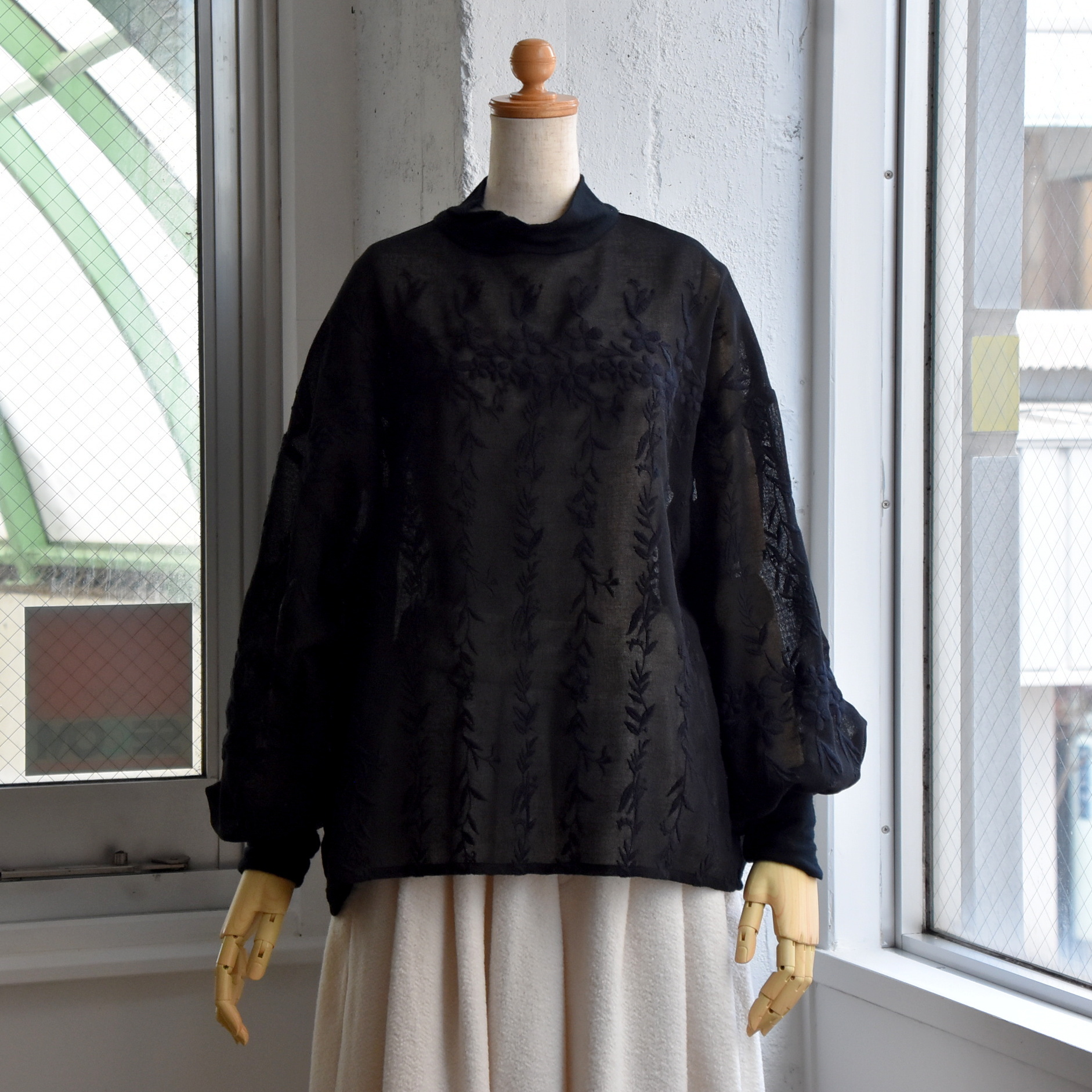 ANTIPAST(AeBpXg) / EMBROIDERY BLOUSE #EB212-AA(1)