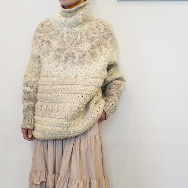 suzuki takayuki(XYL^JL) ​​​​​​​HAND-KNITTED SWEATER #A252-26(1)