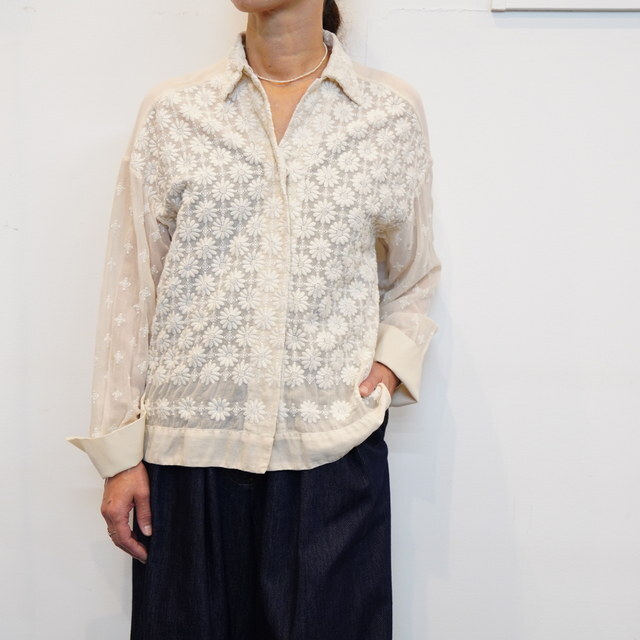 ANTIPAST(AeBpXg) / G-DYED EMB BLOUSE #DEB7(1)