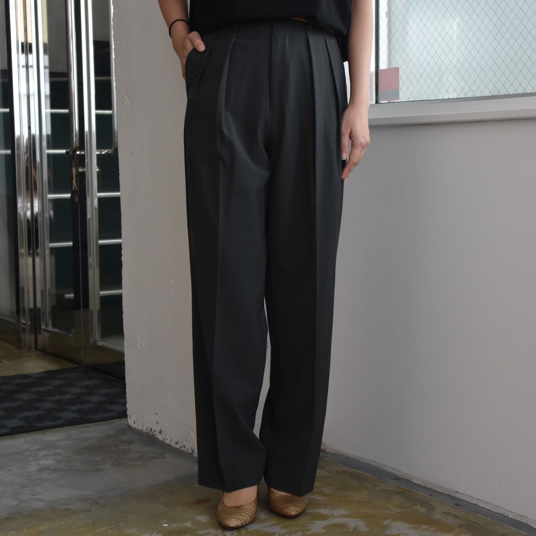 THE SHINZONE(U V][) / JOSÉ TROUSERS #25MMSPA05-AA(1)