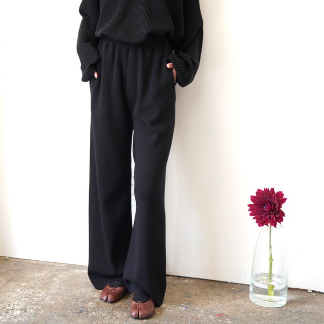 Graphpaper(Oty[p[)MERCERIZED FINE WOOL KINT PANT#GL253-80465(1)
