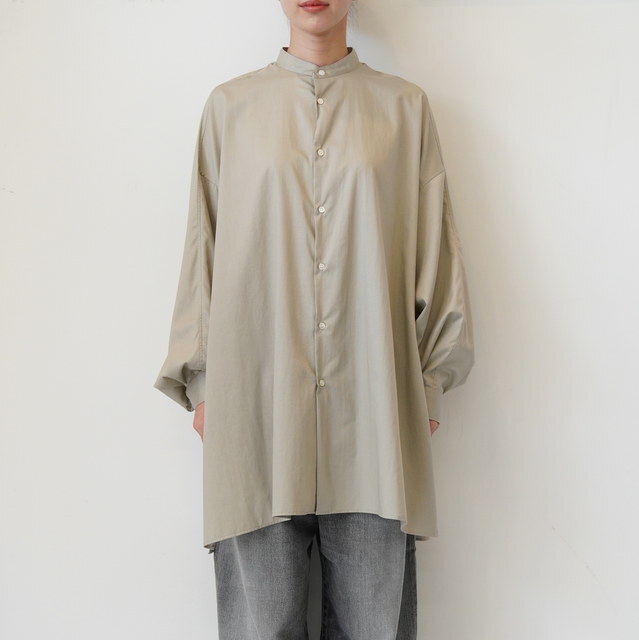 Graphpaper(Oty[p[) SILICON POPLIN DEEP SLIT B/OSH #GL253-50183(1)