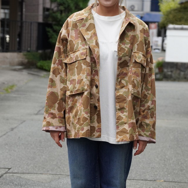 chimala(`}) UNISEX HERRINGBONE HUNTER CAMO JACKET #CS40-JT14(1)