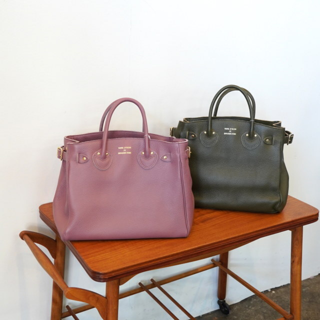 YOUNG&OLSEN(OAhI[Z) EMBOSSED LEATHER BELTED TOTE S#YO2503-GD011(1)