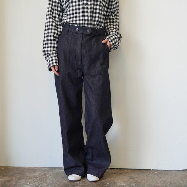 SARAH(�T��)�qCarole�rIndigo Denim �X�g���[�g�p���c#C30443(1)