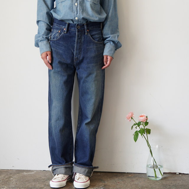 chimala(`}) /13.5OZ SELVEDGE DENIM STRAIGHT CUT #CS40-MP03B(1)