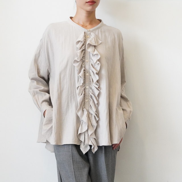 suzuki takayuki(XYL^JL) ​​​​​​​RUFFLED BLOUSE #A261-16(1)