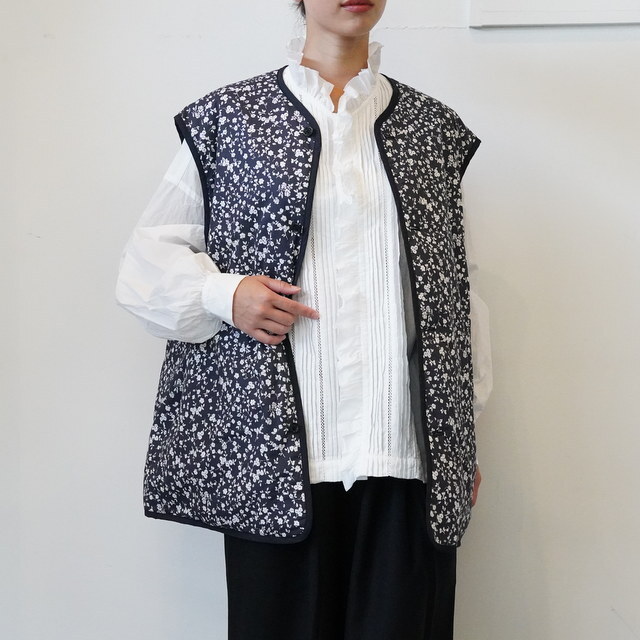 TOUJOURS(gDW[) / Reversible Padded Utility Vest #YM43FV02(1)