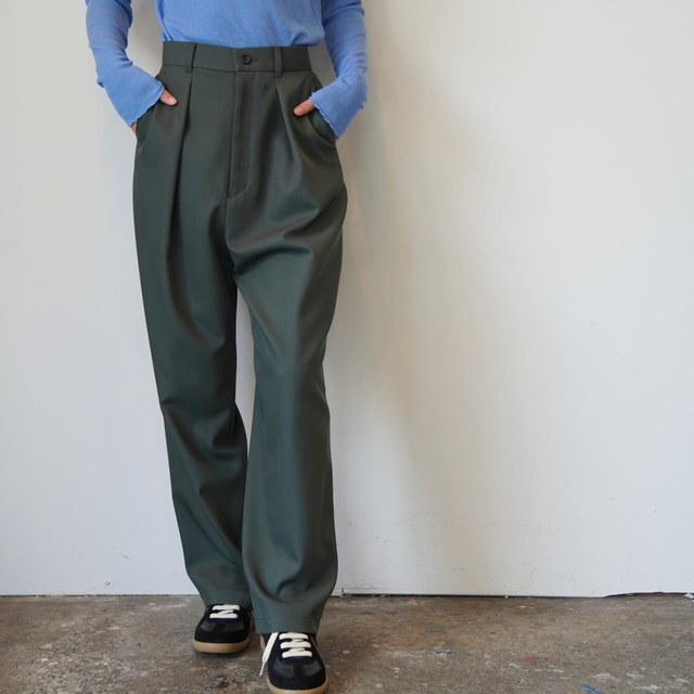 Graphpaper(Oty[p[)TECHNO WOOL NYLON EASY TROUSER #GL253-40318(1)