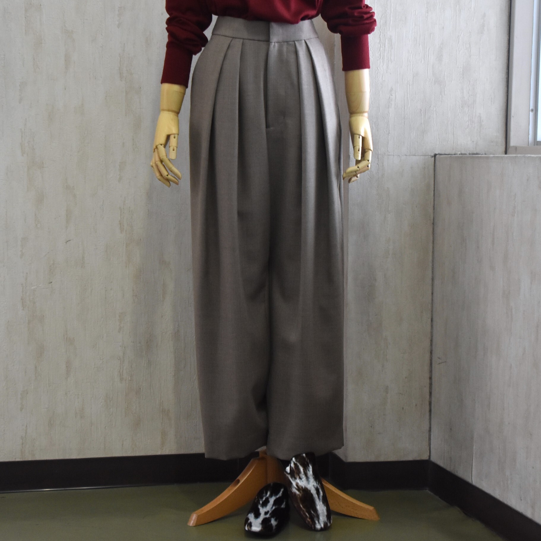 SACRA (TN) / H.COUNT WORSTED SERGE PANTS #125515112-AA(1)