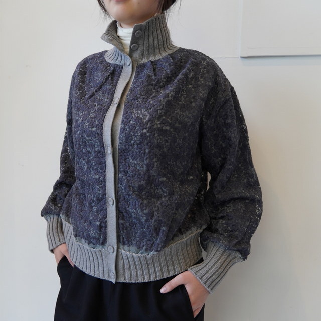 ANTIPAST(�A���e�B�p�X�g) / ORGANDY EMB BLOUSON #VE210(1)