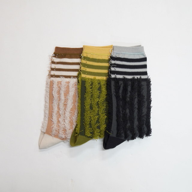 ANTIPAST (AeBpXg) / STRIPE&FRINGE SOCKSy3FWJz#AS-230(1)