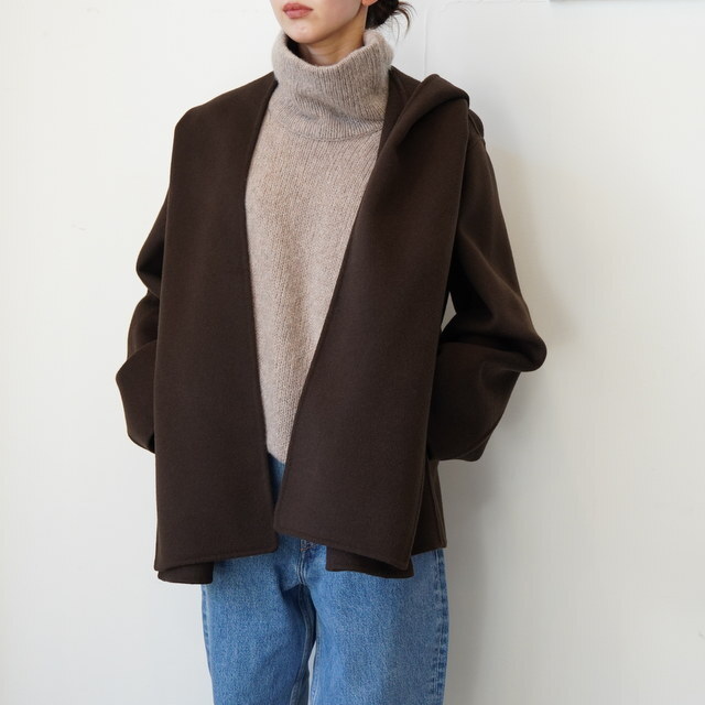 YLÉVE(�C���[��) SUPER 100 W CLOTH HOOD COAT #168-5210069(1)