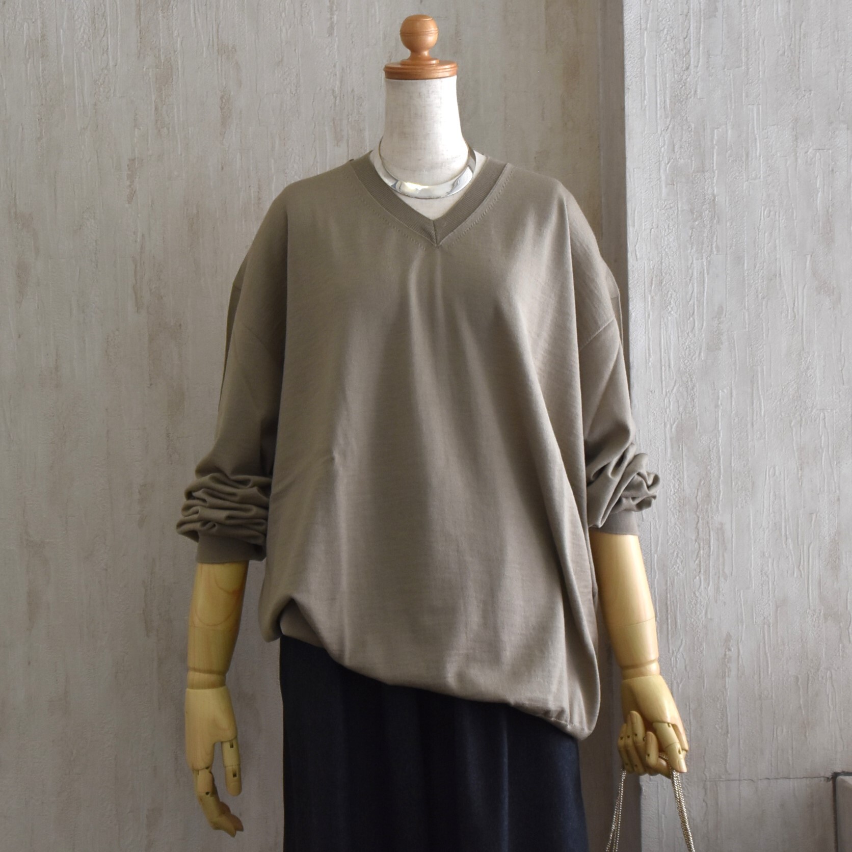 SOFIE D'HOORE(\tB[h[) / V-neck pullover long sleeves #MEXICO-YMER-AA(1)