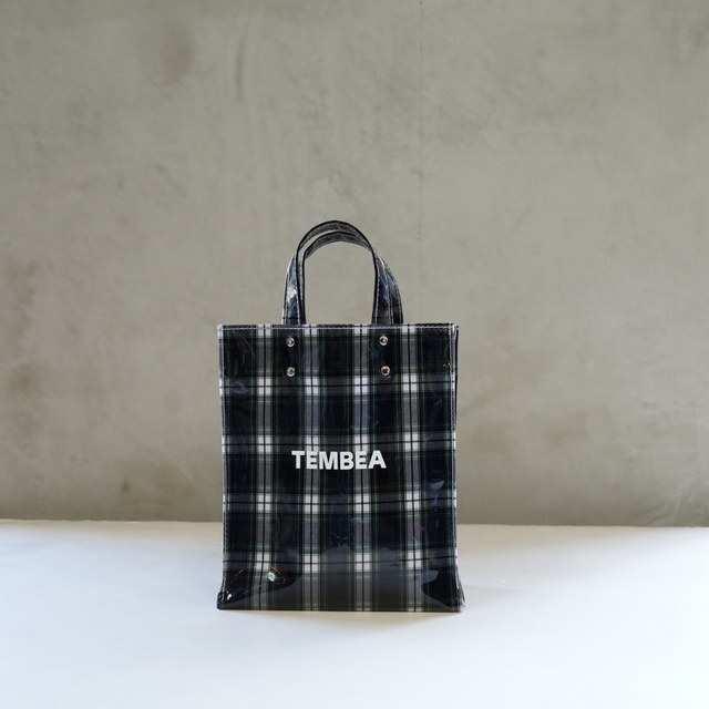 TEMBEA(exA) PAPER TOTE SMALL #TMB-2286H-CHECK DRESS(1)