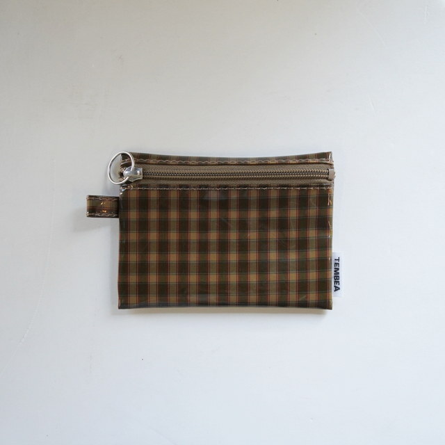 TEMBEA(exA) FLAT POUCH #TMB-2310N-KHAKI(1)