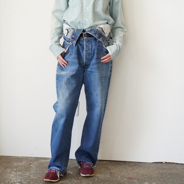 QUIITO(�L�C�g) W WAIST DENIM PT #Q26S-T018(1)