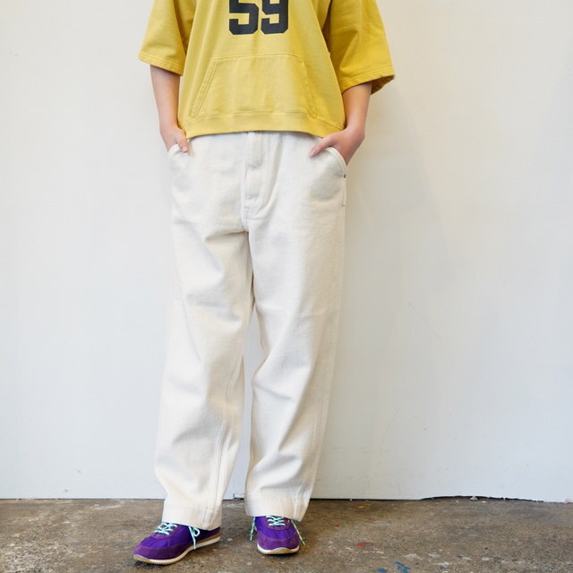 Oblada(�I�u���_) BRITISH TWILL SKATER JEANS[IVORY]#S2610PT02(1)