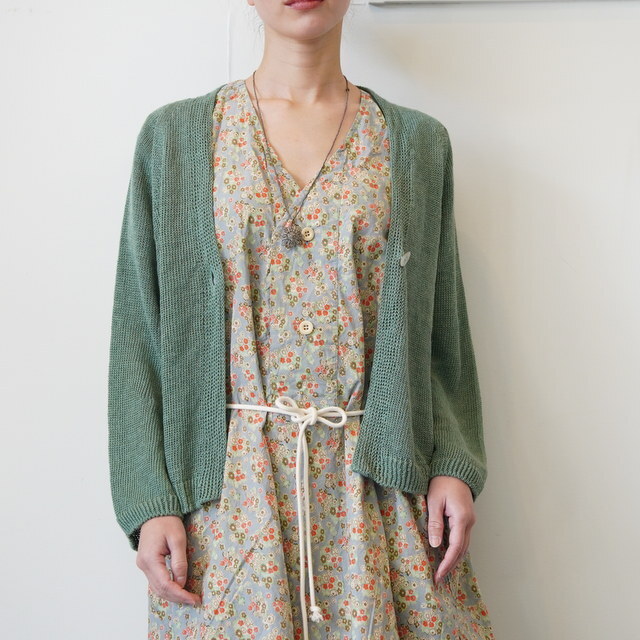  SARAH(�T��) Linen Knit C/D�y3�F�W�J�z #C11587(1)