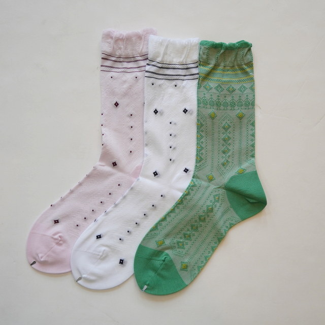 ANTIPAST (�A���e�B�p�X�g) / HAND IN HAND SOCKS�y3�F�W�J�z #AM-821(1)