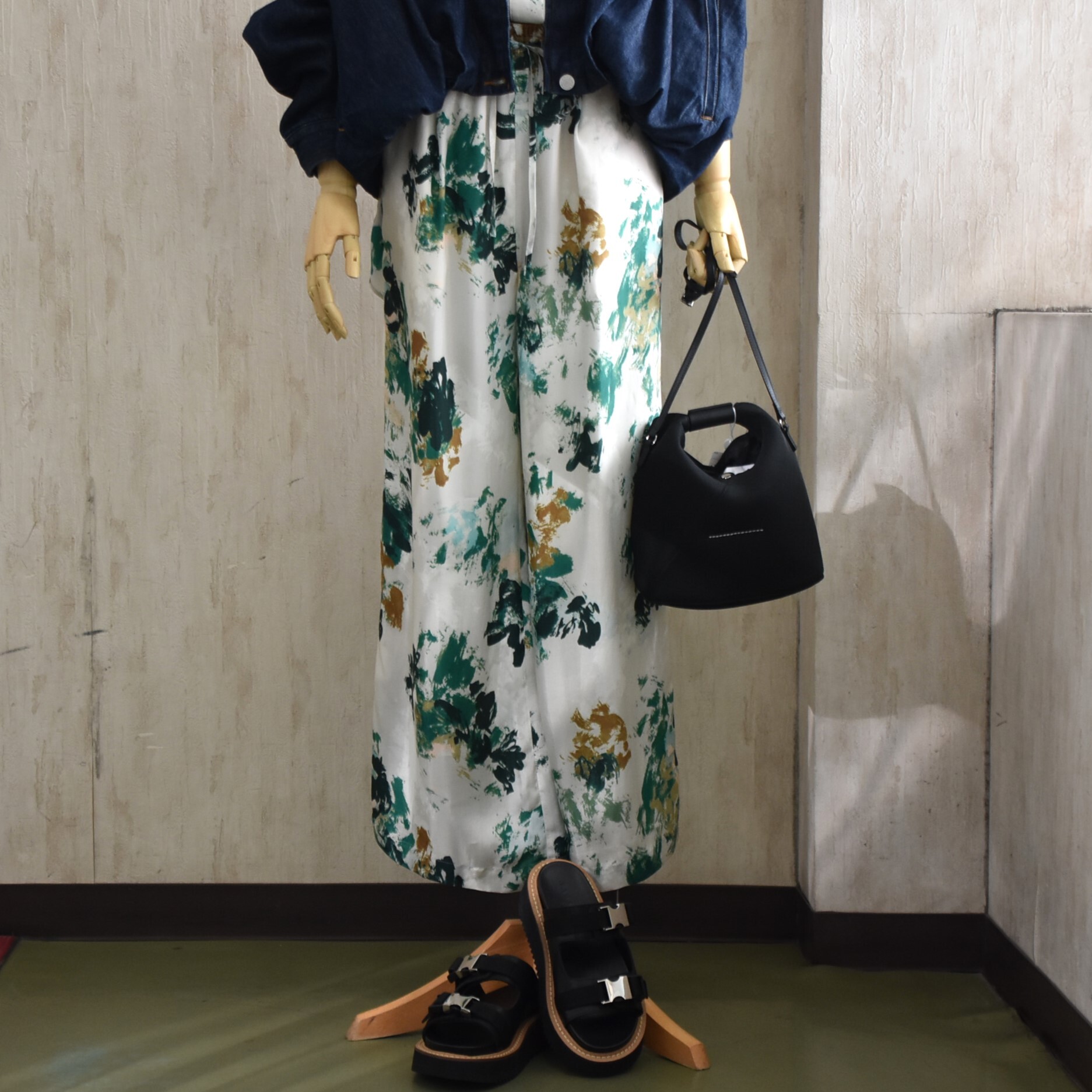 SACRA (�T�N��) / BLURRED FLORA PANTS #126115112-AA(1)