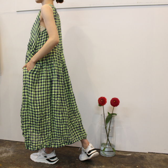 【22ss】DANIELA GREGIS(ダニエラ グレジス) scamiciato sleeveless dress#A383AGWL71111(2)