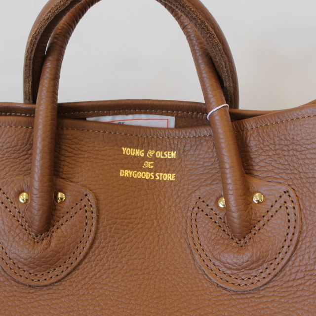 YOUNG&OLSEN(ヤングアンドオールセン) EMBOSSED LEATHER D TOTE S#YO2203-GD004(2)