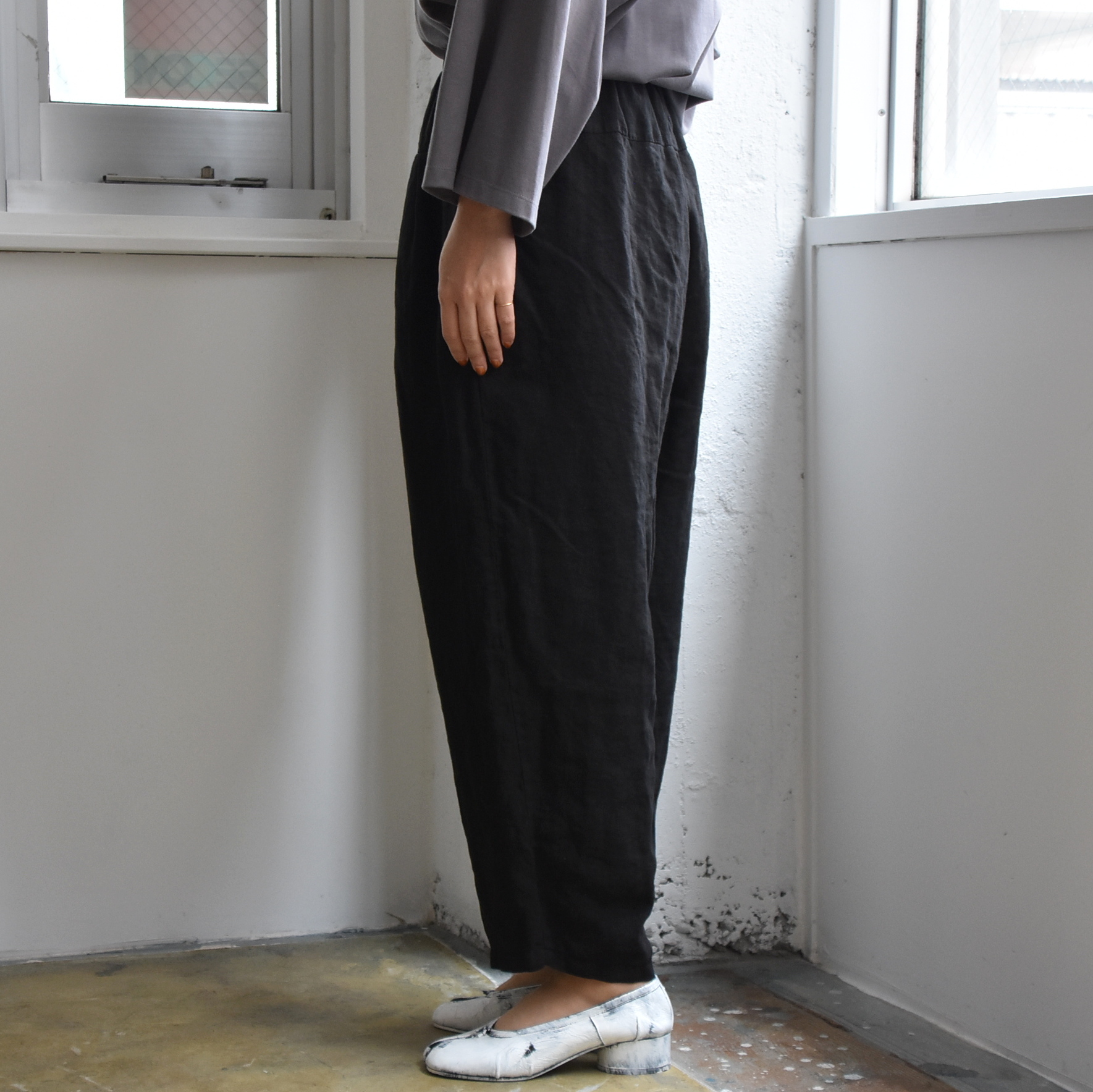 Whiteread (zCg[h) / LINEN TROUSERSy2FWJz #TROUSERS01-AA(2)