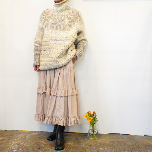 suzuki takayuki(XYL^JL) ​​​​​​​HAND-KNITTED SWEATER #A252-26(2)