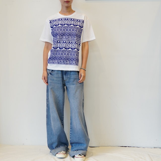 ANTIPAST(AeBpXg) / T-SHIRT  W/FLOCK  #KNT257(2)