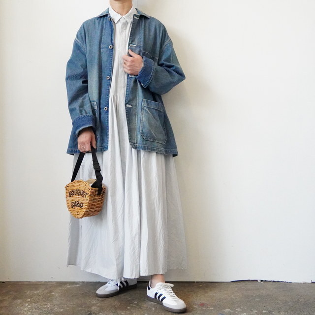 chimala(チマラ) UNISEX 10OZ SELVEDGE DENIM CHORE JACKET #CS39-JT11(2)