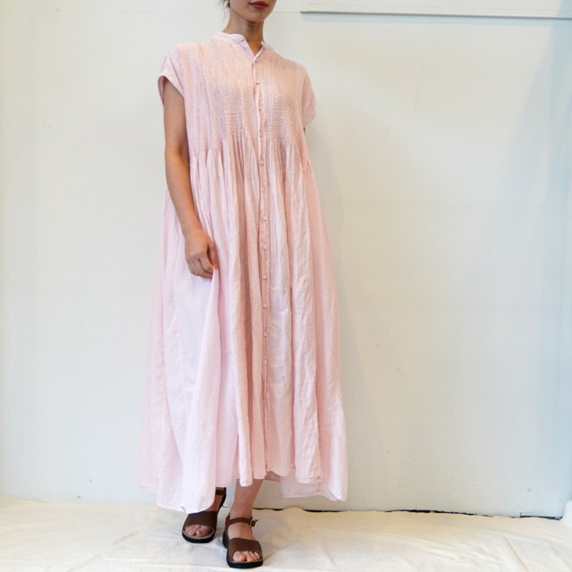 maison de soil(]h\C) / BANDED F/SL SHIRT DRESS #NMDS25234D     (2)