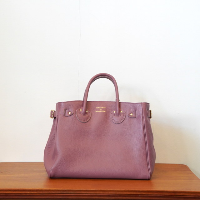 YOUNG&OLSEN(OAhI[Z) EMBOSSED LEATHER BELTED TOTE S#YO2503-GD011(2)