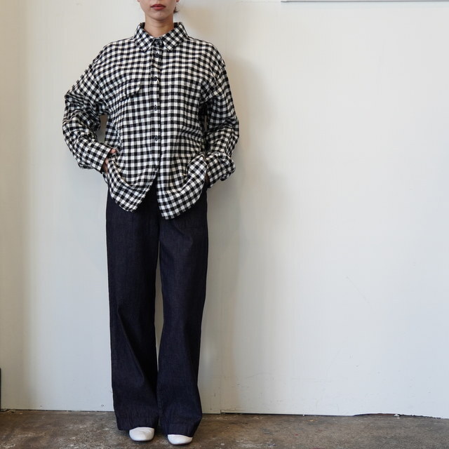 SARAH(�T��)�qCarole�rIndigo Denim �X�g���[�g�p���c#C30443(2)