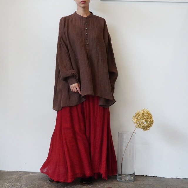 suzuki takayuki(XYL^JL) ​​​​​​​gauze pullover blouse#A261-04(2)