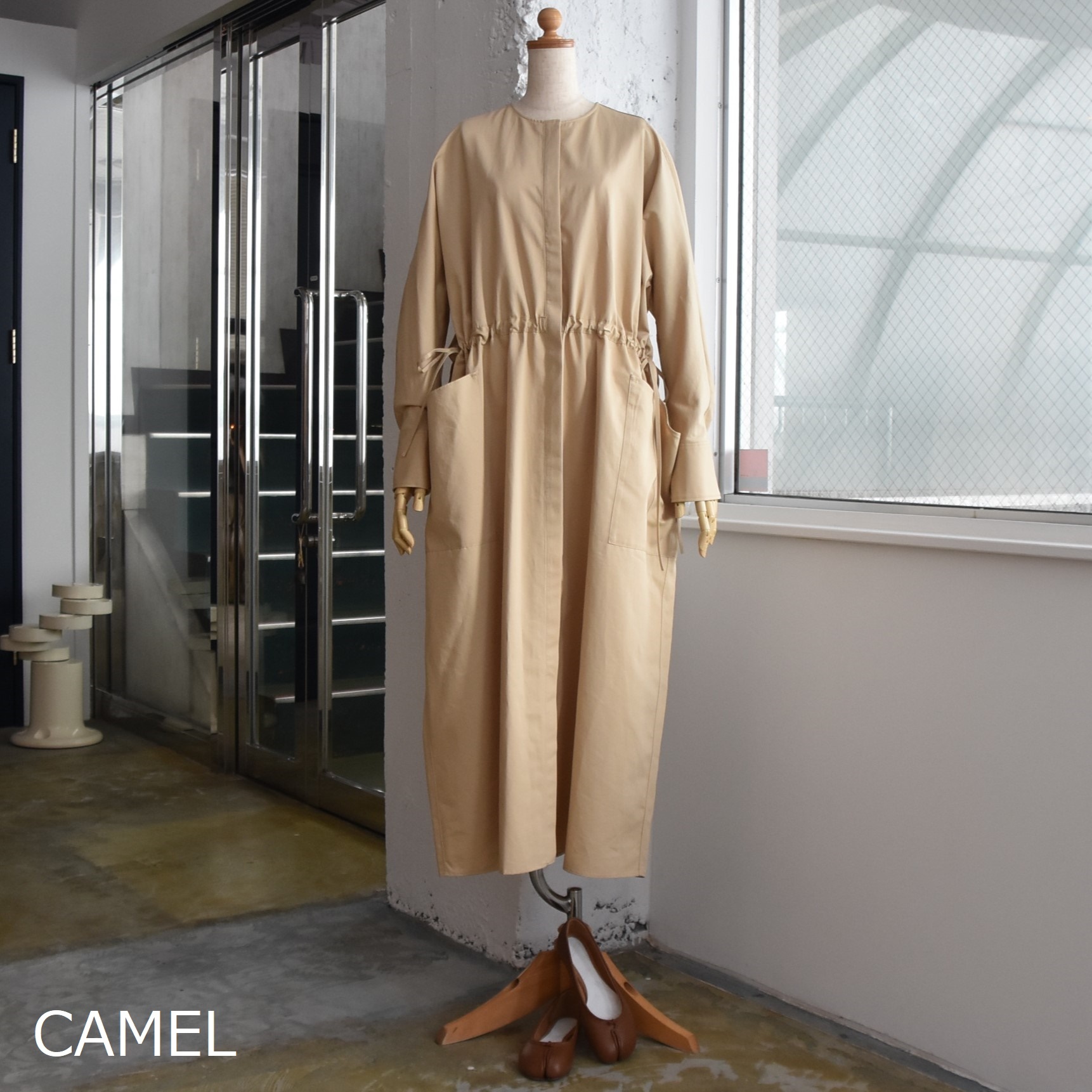 TENNE HANDCRAFTED MODERN(e nhNtebh_) / WAIST STRING DRESSy2FWJz #0036-25FW-AA(2)