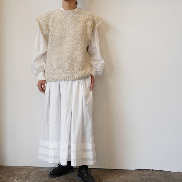 TOUJOURS(gDW[) Bishop Sleeve Classic Gathered Dress #MM43DD03(2)