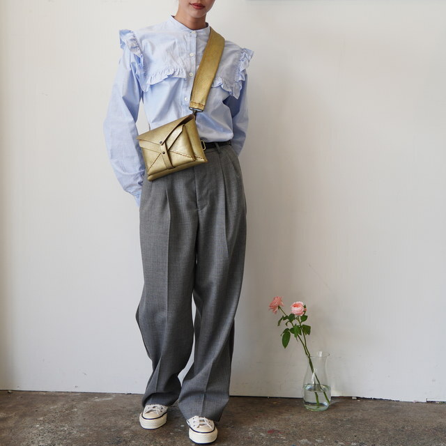 dahl'ia(_A) OX FRILL L/S BLOUSE #DBL-357OX(2)