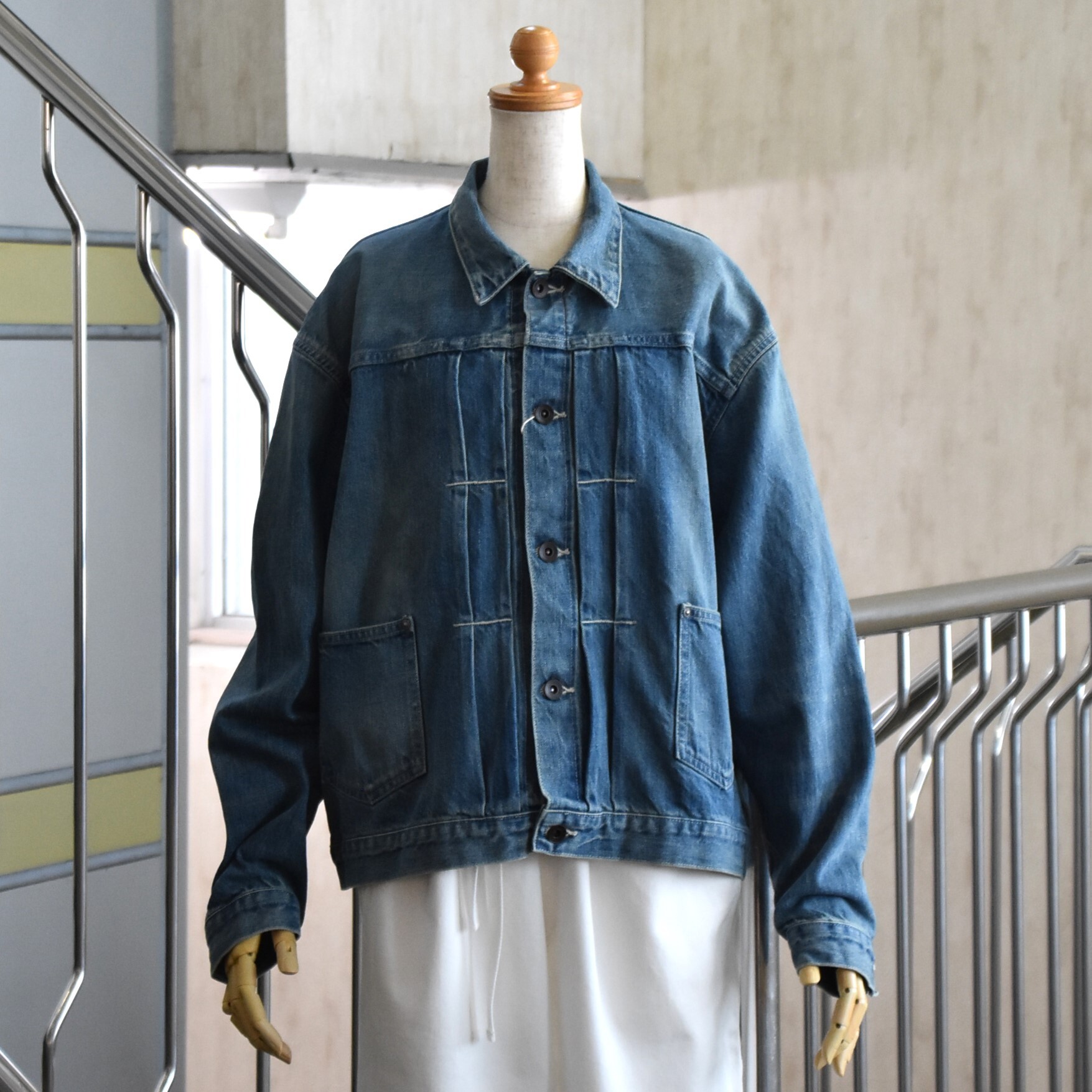 chimala(`}) / DENIM SHORT JACKET #CS40-JT12-AA(2)