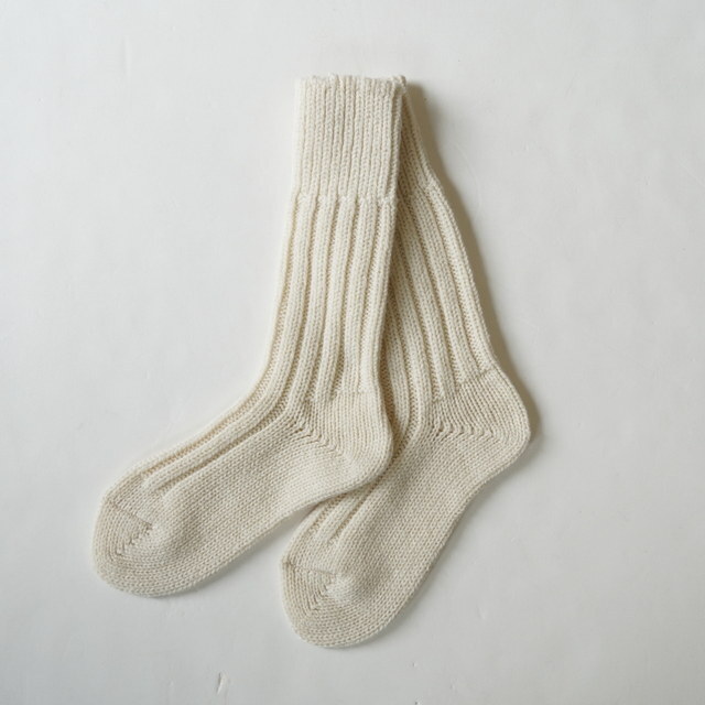 eleven 2nd (CuZJh) Washable Soft Wool Chunky Rib Socks #E2A-0054(2)