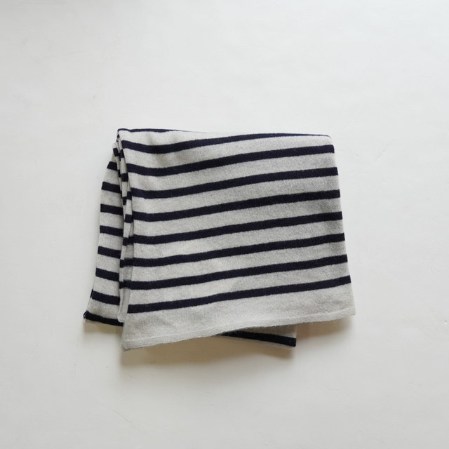 eleven 2nd (CuZJh) CASHMERE BORDER STOLE #E2W-1057(2)