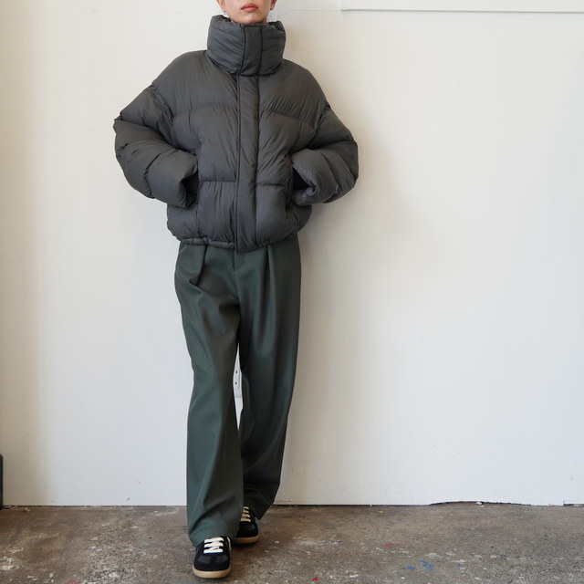 Graphpaper(Oty[p[)TECHNO WOOL NYLON EASY TROUSER #GL253-40318(2)