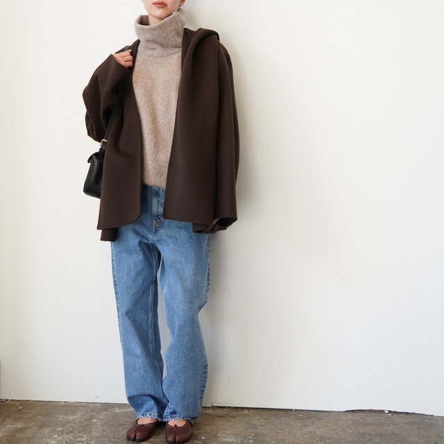 YLÉVE(�C���[��) SUPER 100 W CLOTH HOOD COAT #168-5210069(2)